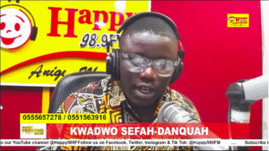Happy Fm's annoucement by Kwadwo Sefah-Danquah